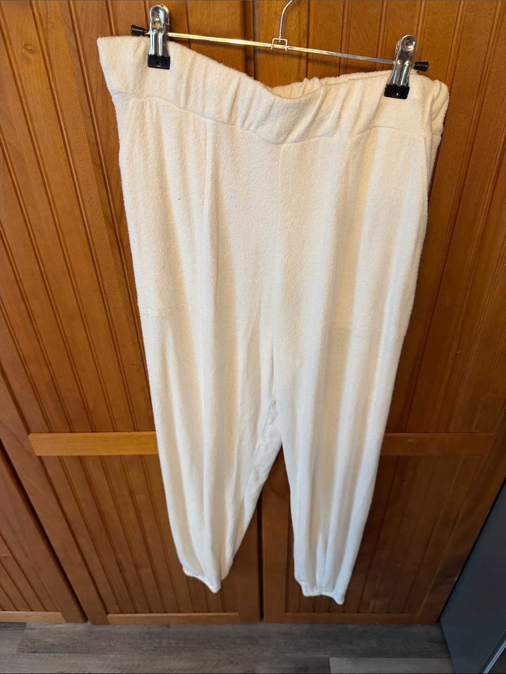 Everyday Cream Plush Joggers for Women